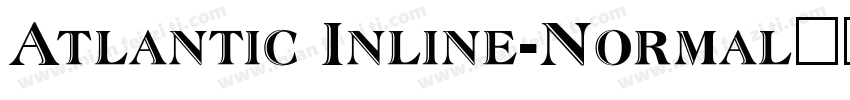 Atlantic Inline-Normal手机版字体转换